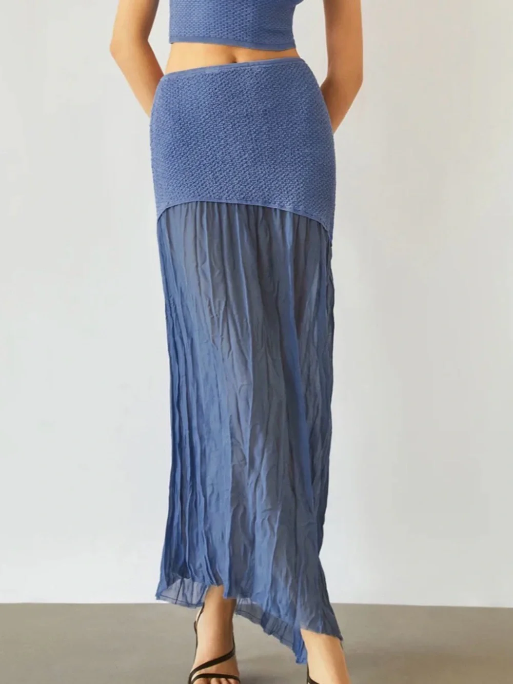 Commense Sea Breeze Crop Knot Top NWT Size S - Picture 5 of 8